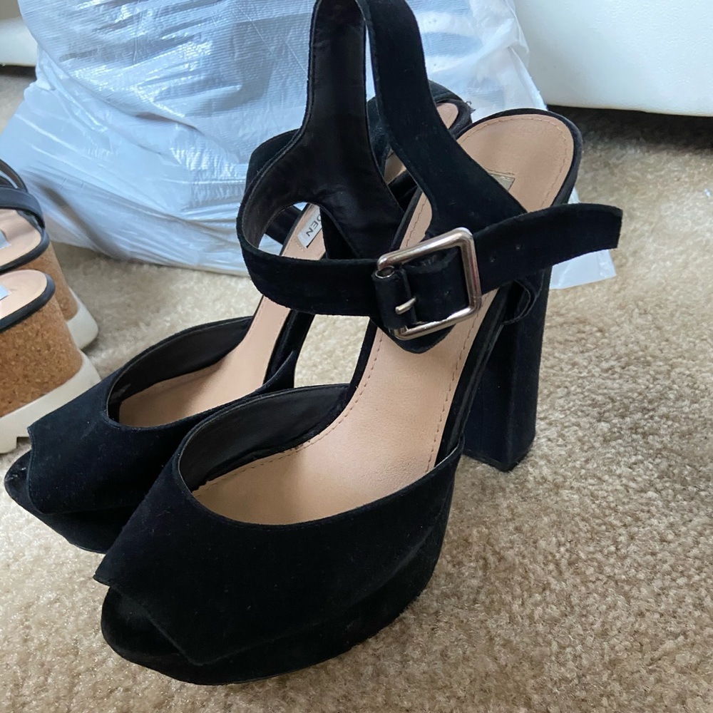 Black Steve Madden heels